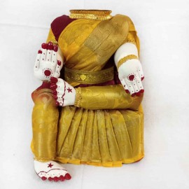Ammavari Idol (Yellow Colour with Marron Border) (12 Inchs)